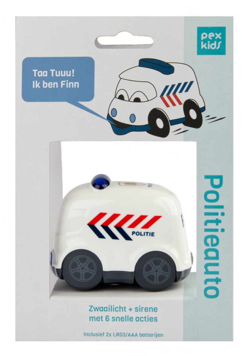 Klaxon Pexkids Voiture de police Finn