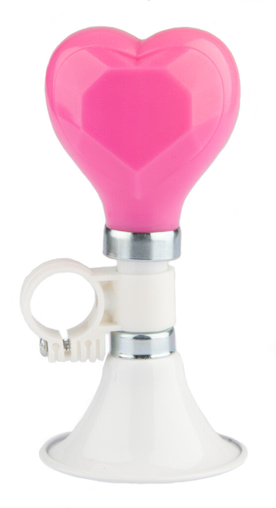 Bicycle Hupe Pexkid's Heart - Blanc avec un écureuil rose