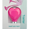 Bicycle Hupe Pexkid's Heart - Blanc avec un écureuil rose