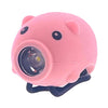 Pexkids Lampe LED cochon avec corne, rechargeable par USB, rose