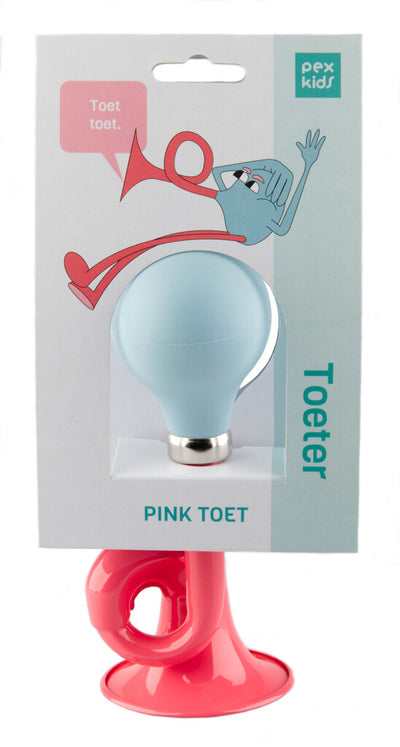 Cycling Horn Lure Pexkids - Rose avec une balle verte
