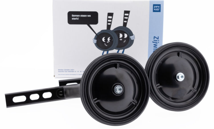 Roues d'entraînement Pexkids 12-20 pouces noires