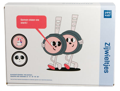 Roues tutch 12 ~ 20 pexkids eenhoorn panda - rose