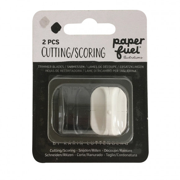 Paperfuel • lame de rechange pour coupe-papier + lame à rainer 2 pièces
