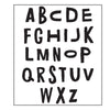 Paperfuel • gabarit de découpe alphabet a5