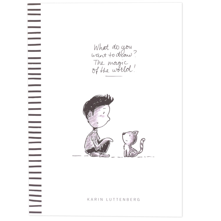 Paperfuel • carnet de croquis que veux-tu dessiner ? 300g a4 40 feuilles