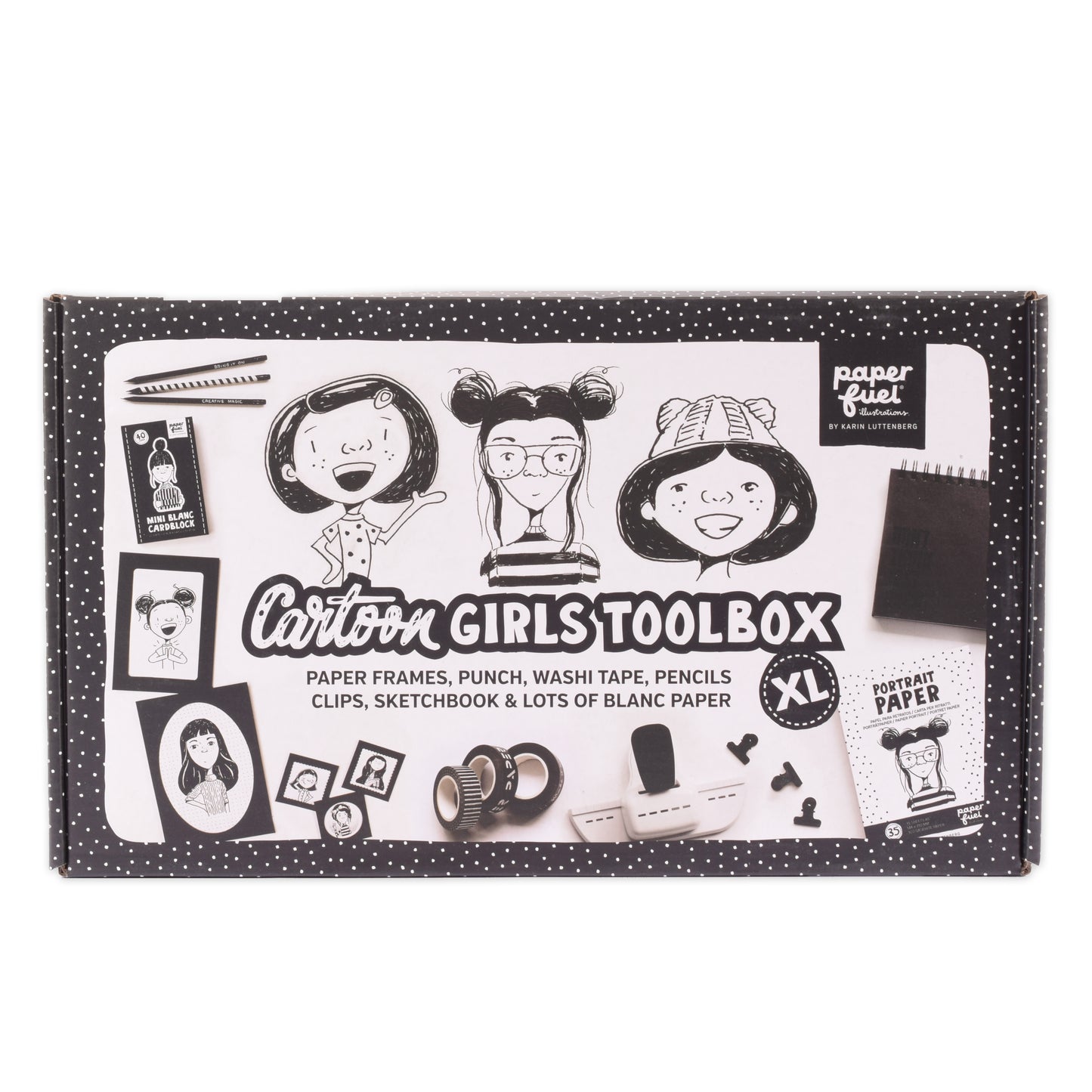 Paperfuel • boîte à outils pour filles de dessins animés xl