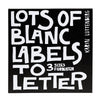 Paperfuel • bloc d'étiquettes lots d'étiquettes vierges à lettre 300g 135 feuilles