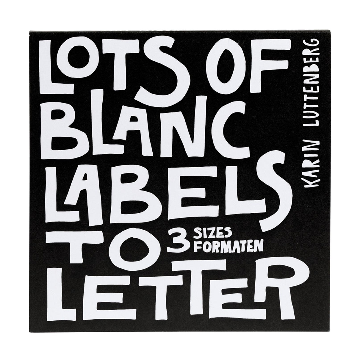 Paperfuel • bloc d'étiquettes lots d'étiquettes vierges à lettre 300g 135 feuilles