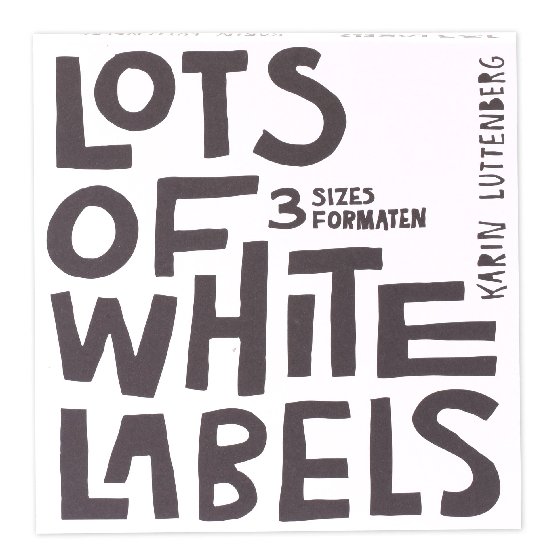Paperfuel • bloc d'étiquettes lots d'étiquettes blanches 300g blanc 135 feuilles