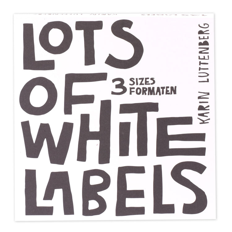 Paperfuel • bloc d'étiquettes lots d'étiquettes blanches 300g blanc 135 feuilles