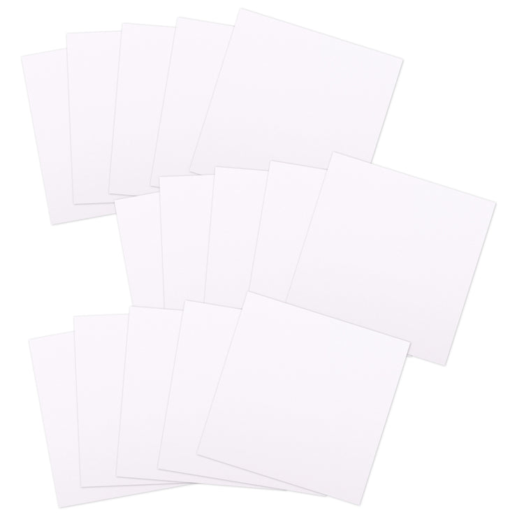 Paperfuel • papier à dessin 6x6cm 250gr blanc 15 feuilles