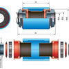 Adaptateur de pédalier Fsa pf30 bb30