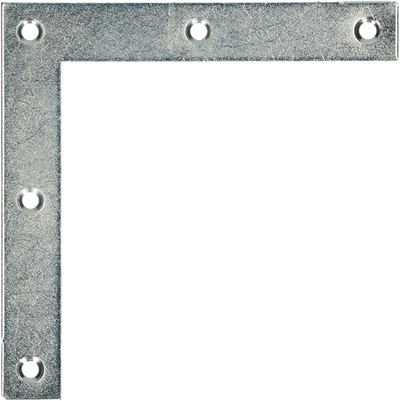 Pgb-europe fg | carré plat 90° (angle du cadre) 15x100x100 zn | 50 pièces - fg02370010151005