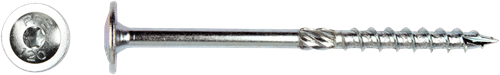 Pgb-europe pfs+ | vis à bois à tête bombée pfs t30 ø 6x260 zn | 100 pièces - pfettg001006002603