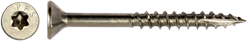 Pgb-europe pfs+ | vis pour panneaux d'aggloméré en acier inoxydable pfs+ vzk-t ø 5,0x70 a2 - 200 pièces - pfwvtga00005000703
