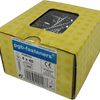 Pgb-europe pgb-fixations | vis pour panneaux d'aggloméré ø 4,0x40 mm pozidrive pz2 - entièrement filetée galvanisée | 200 pièces - pgwvzv001004000403