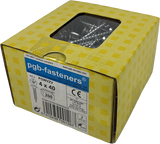 Pgb-europe pgb-fixations | vis pour panneaux d'aggloméré ø 4,0x40 mm pozidrive pz2 - entièrement filetée galvanisée | 200 pièces - pgwvzv001004000403 - afbeelding 1