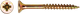 Pgb-europe pgb-fixations | vis pour panneaux d'aggloméré fzk-z ø 5,0x100 zn jaune | 200 pièces pgwvzg002005001002