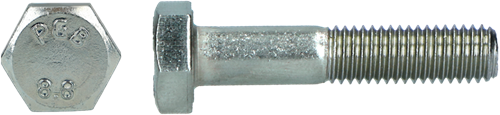 Pgb-europe pgb-fixations | boulon hexagonal 8,8 din 931 m 5x50 zn | 200 pièces 931801005000503