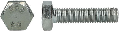 Pgb-europe pgb-fixations | boulon de robinet hexagonal 8,8 din 933 m 10x30 zn | 200 pièces 933801010000303