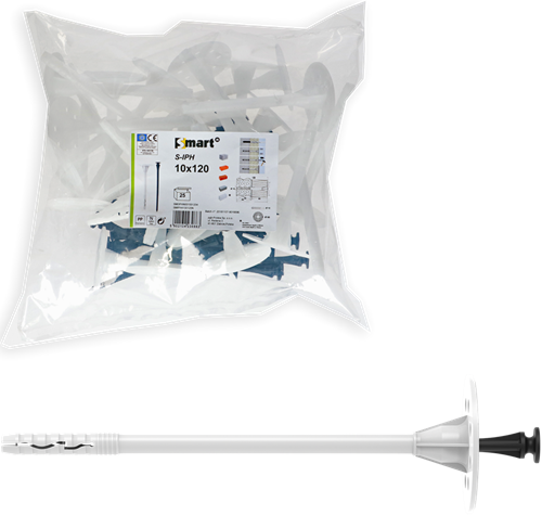 Pgb-europe intelligent | clou en plastique iso smart s-iph 10x140 | 25 pièces - sm0iphn001001404