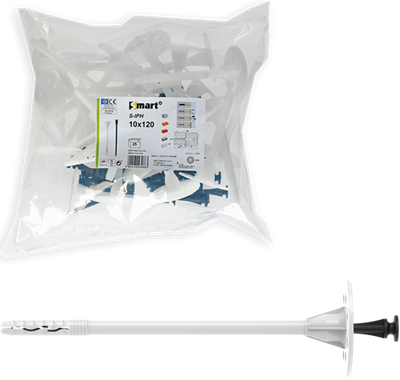 Pgb-europe intelligent | clou en plastique iso smart s-iph 10x90 | 25 pièces - sm0iphn001000904