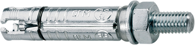 Pgb-europe intelligent | boulon à coin pfg sb + tige d'ancrage m6x15x60 zn | 5 pièces sm000k001060060h
