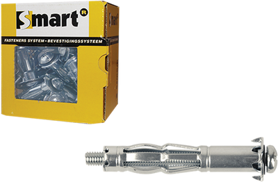 Pgb-europe intelligent | cheville métallique pour mur creux m5x52 zn | 25 pièces sm0hwp001050052e