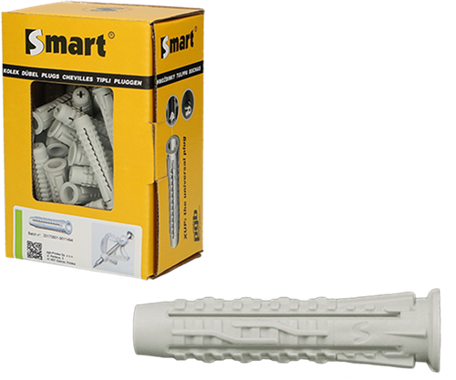 Pgb-europe intelligent | prise universelle en nylon smart xup 8x40 | 100 pièces sm0xupn00080040e