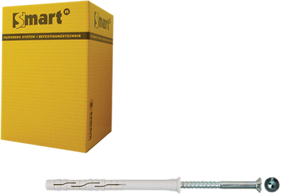 Pgb-europe intelligent | bouchon de fenêtre + vis vzk tx ø 8x140 nzn | 50 pièces sm0rptn010801403