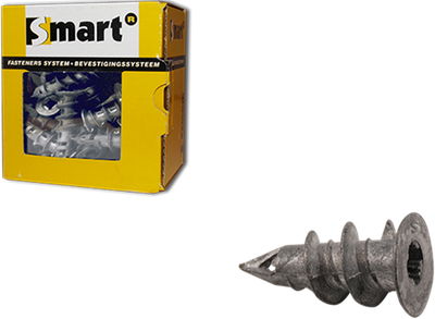 Pgb-europe intelligent | soi-même b. cheville pour plaques de plâtre smart ø 15x29 zamak | 50 pièces - sm0gkp000001e