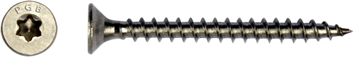 Pgb-fasteners vis universelle pour panneaux d'aggloméré a2 vk-t filetage complet tête fraisée ø 5,0x30 tx25 | 200 pièces | pgwvtva00005000303