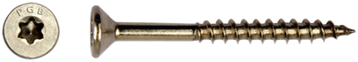 Pgb-fasteners vis universelle pour panneaux d'aggloméré acier inox A4 VK-T filetage partiel tête fraisée ø 6,00x140 tx30 | 200 pièces | pgwvtgb00006001403