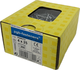 Pgb-fasteners vis universelle pour panneaux d'aggloméré vk-t filetage complet tête fraisée ø4,0x25 zn tx20 ​​​​| 200 pièces | pgwvtv001004000253 - afbeelding 1