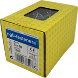 Pgb-fasteners vis universelle pour panneaux d'aggloméré vk-t filetage complet tête fraisée ø5,0x60 zn tx20 ​​​​| 200 pièces | pgwvtv001005000602 - afbeelding 1