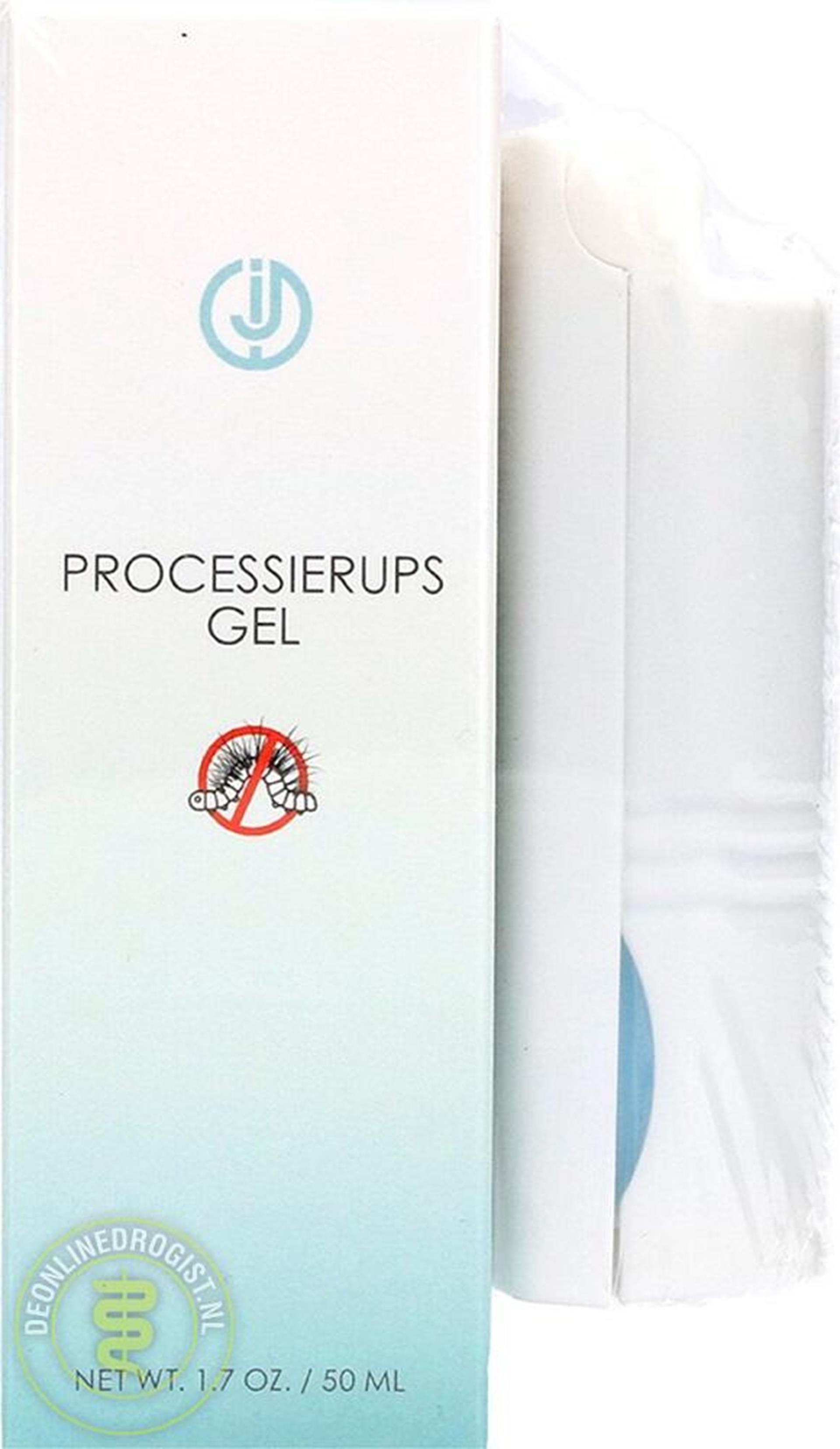 Gel chenille processionnelle avec rouleau adhésif