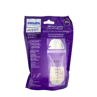 Philips sacs de rangement avent 25 pièces