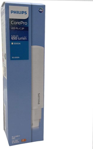 Philips corepro LED plc 6,5w 830 2 broches 3000k 650lm | 10 pièces