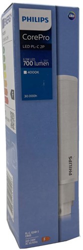 Philips corepro LED plc 6,5w 840 2 broches 4000k 650lm | 10 pièces