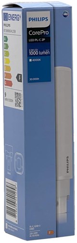 Philips corepro LED plc 8,5w 840 2 broches 4000k 950lm | 10 pièces