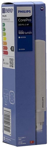 Philips corepro LED plc 9w 840 4 broches 4000k 950lm | 10 pièces