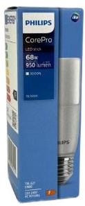 Lampe tube LED Philips T38 E27 9,5-68W 3000K mat - LED3250