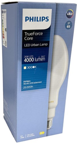 Philips LED E27 26W-125W HPL 3000K Mat IP65 - LED3637