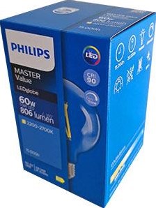 Philips Globe LED G93 E27 5,9-60 W Filament Clair Dimtone - LED3824
