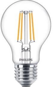 Philips LED GLS E27 4,3-40W 2700K filament blister transparent - 5102508