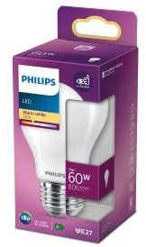 Philips LED GLS E27 7-60W 2700K filament blister mat - 5102522
