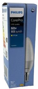 Philips Bougie LED E14 7-60W 2700K mate - LED3323