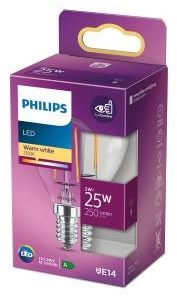 Philips LED peut lamp 25w e14 blanc chaud