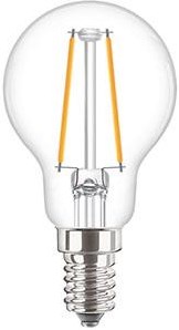 Philips LED balle E14 2-25W 2700K filament clair - LED3727